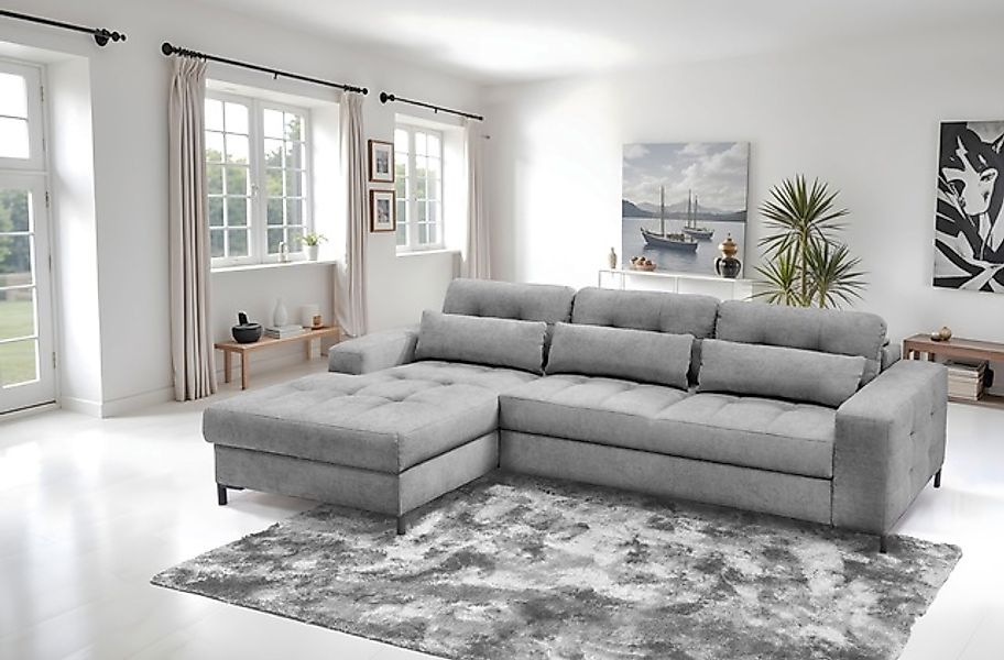 exxpo - sofa fashion Ecksofa »Bonito, mit Rücken- und Sitztiefenverstellung günstig online kaufen
