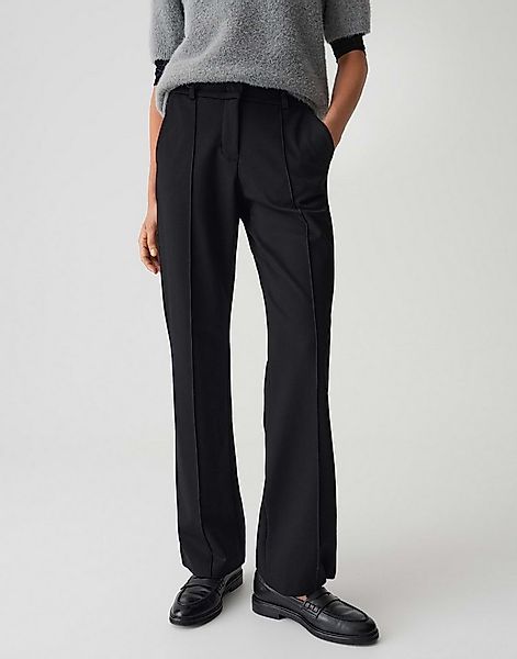 OPUS PANTS Stoffhose LUANE LONG aus nachhaltigem Viskose Mix Mid Rise, Long günstig online kaufen