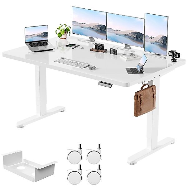 Havenwell Schreibtisch Dicke einteilige Tischplatte mit günstig online kaufen