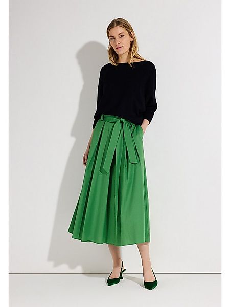 MORE&MORE A-Linien-Rock weit ausgestellter Midirock günstig online kaufen