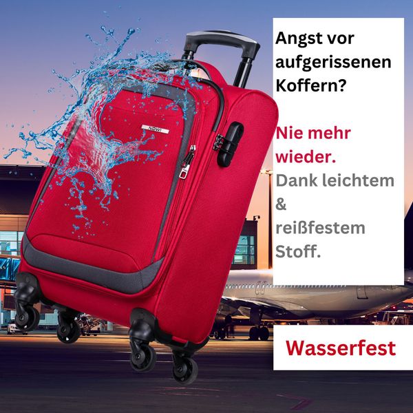 NOWI Trolley Koffer Weichschalenkoffer mit Rollen günstig online kaufen