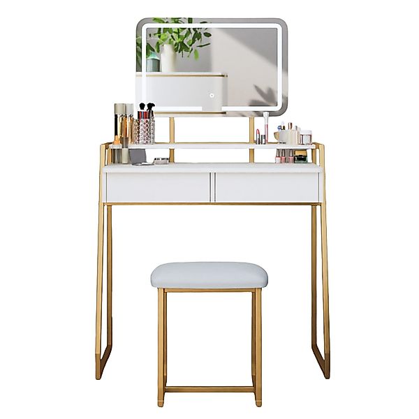 Mondeer Schminktisch Kosmetiktisch-Set(2-St), mit LED Beleuchtung, günstig online kaufen