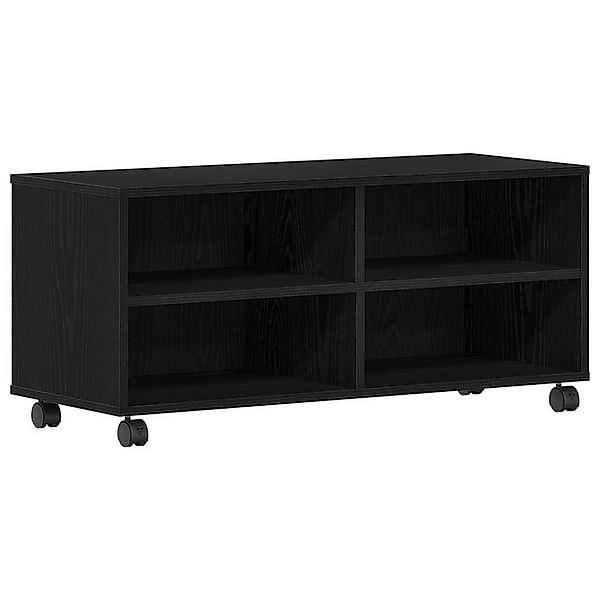 vidaXL TV-Schrank TV-Schrank Schwarz 90x35x35 cm Holzwerkstoff (1-St) günstig online kaufen