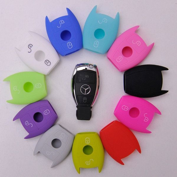 mt-key Schlüsseltasche Autoschlüssel Softcase Silikon Schutzhülle günstig online kaufen