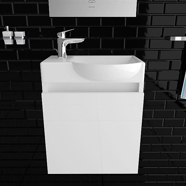 Alpenberger Badmöbel-Set Gäste WC Möbel Set günstig online kaufen