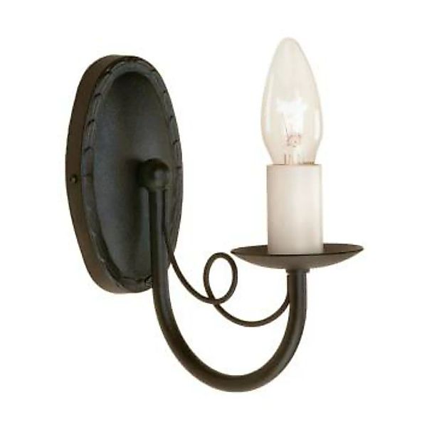 Wandleuchte GOTICA 5 Schwarz Kerzenform Wand Lampe günstig online kaufen