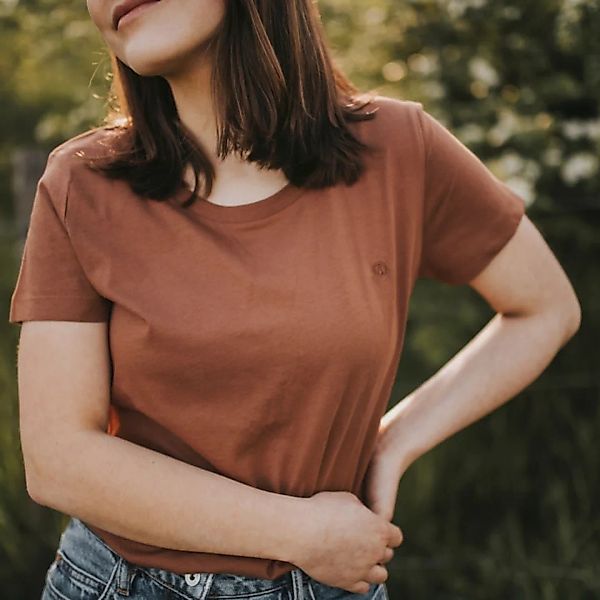 Damen T-shirt Aus Bio-baumwolle günstig online kaufen