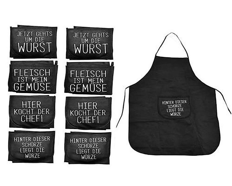 HAC24 Kochschürze Latzschürze Grillschürze Küchenschürze Backschürze günstig online kaufen