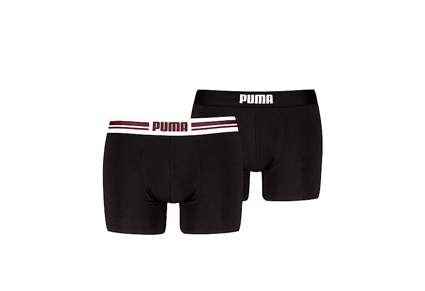 PUMA Boxershorts PUMA MEN EVERYDAY PLACED LOGO BOXERS 2P (2er Pack) mit ela günstig online kaufen