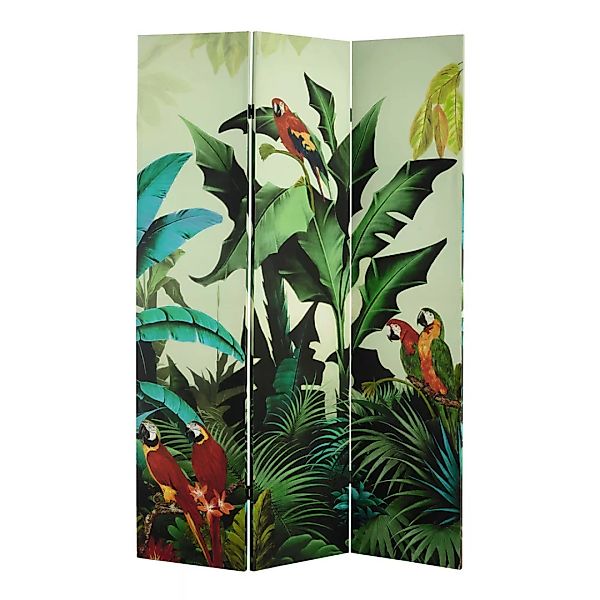 Paravento stampato tropicale L 121 cm günstig online kaufen