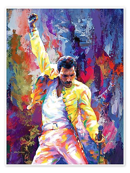 Posterlounge Wandbild Freddie Mercury Pop Art günstig online kaufen