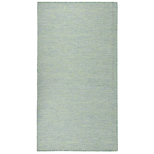 vidaXL Outdoorteppich Flachgewebe 80x150 Cm Türkis 1123969 günstig online kaufen