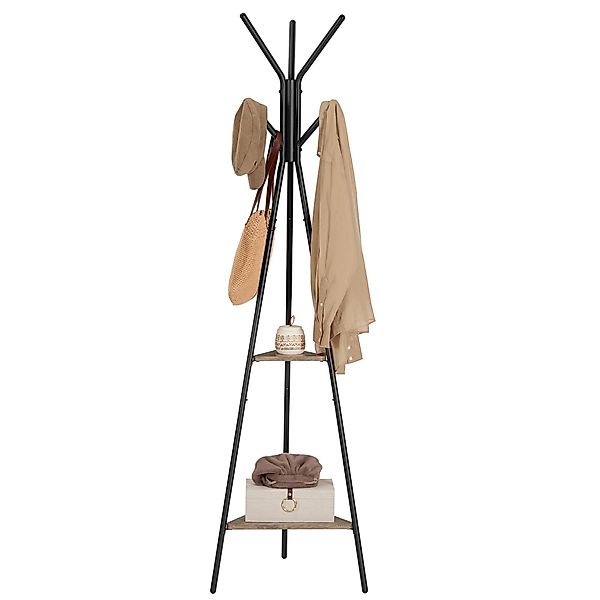 VASAGLE Garderobenständer Kleiderständer, freistehende, 49,5x49,5x179cm günstig online kaufen
