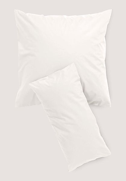 hessnatur Satin Kissenbezug aus Bio-Baumwolle - weiß - Größe 40x80 cm günstig online kaufen