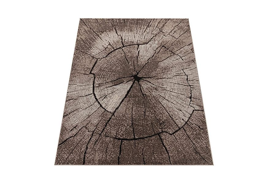 KADIMA DESIGN Teppich Baumstammstruktur Wohnzimmer schmutzabweisend Teppich günstig online kaufen