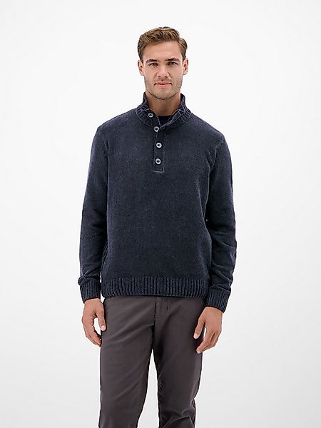 LERROS Strickpullover Chenille-Pullover mit Troyer günstig online kaufen