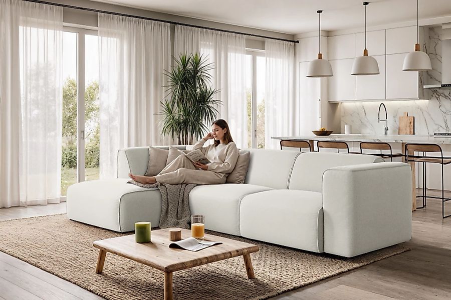 OTTO home Ecksofa "Merid L-Form, B: 295 cm - OTTO. Verlässliche Qualität." günstig online kaufen
