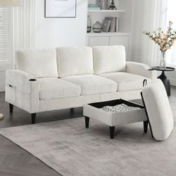 KLAM HOME Sofa Loungesofa Schlafsofa 4-Sitzer-Sofa günstig online kaufen