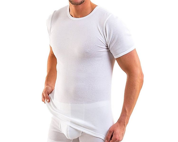 HERMKO Unterziehshirt 3842 Herren kurzarm Shirt Doppelripp BIO-Baumwolle, 1 günstig online kaufen