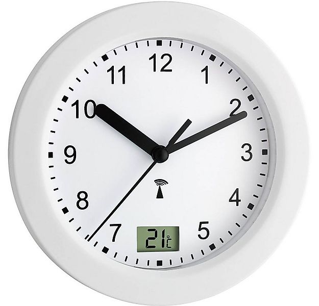 TFA Dostmann Wanduhr Funk-Badezimmer-/Feuchtraumuhr 60.3501 (Badezimmer-/Fe günstig online kaufen