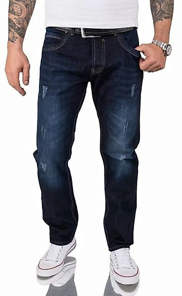 Rock Creek Regular-fit-Jeans Herren Jeans Regular Fit Dunkelblau RC-2066 günstig online kaufen