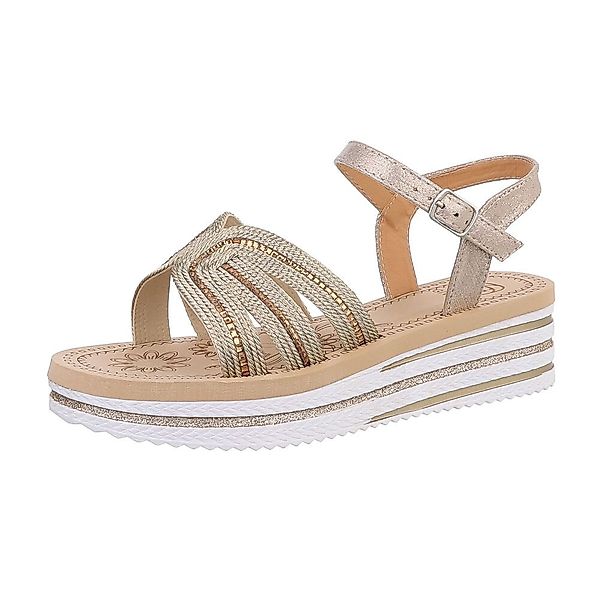 Ital-Design Damen Freizeit Plateausandaletten (86526980) Keilabsatz/Wedge günstig online kaufen