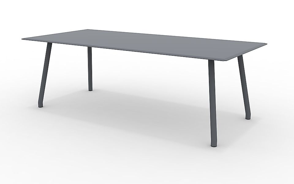 Großer Gartentisch Verdea 220 cm Dunkelgrau günstig online kaufen