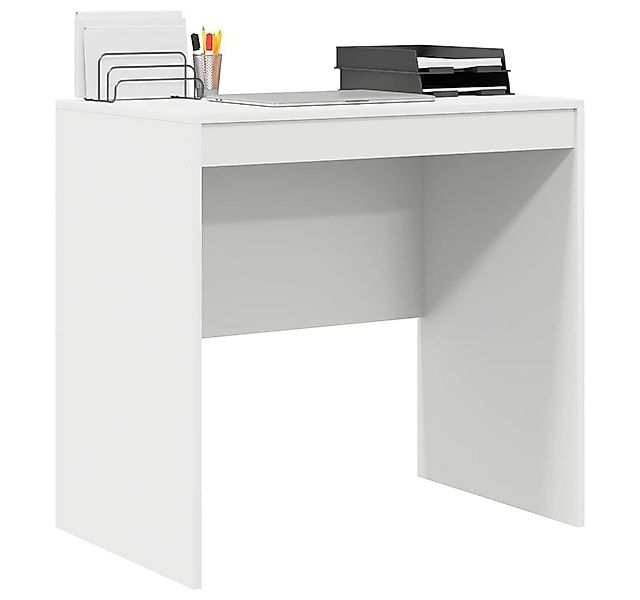 vidaXL Schreibtisch Schreibtisch Weiß 80x50x76 cm Spanplatte günstig online kaufen