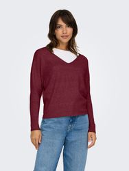 ONLY V-Ausschnitt-Pullover ONLRICA LIFE L/S V-NECK günstig online kaufen