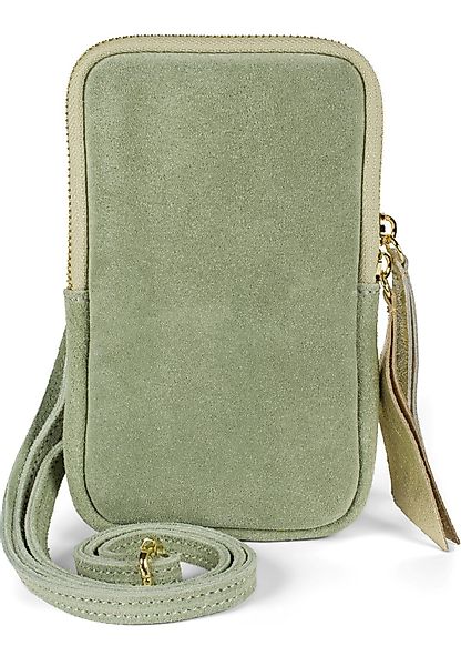 styleBREAKER Mini Bag Echtleder Handy Umhängetasche günstig online kaufen