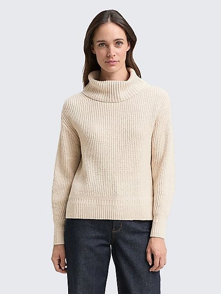 TOM TAILOR Strickpullover Pullover & Strickjacken Loose Fit Rollkragenpullo günstig online kaufen
