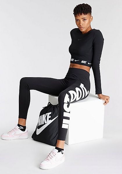 Nike Sportswear Langarmshirt W NSW CROP TAPE LS TOP sportlicher Stil, mit L günstig online kaufen