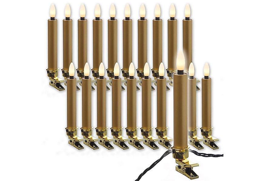 MARELIDA LED-Christbaumkerzen Weihnachtskerzen Lichterkette Weihnachtsbaum günstig online kaufen