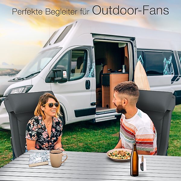 ELONEO Gartenstuhl Campingstuhl mit Liegefunktion, 6-fach verstellbare Rück günstig online kaufen