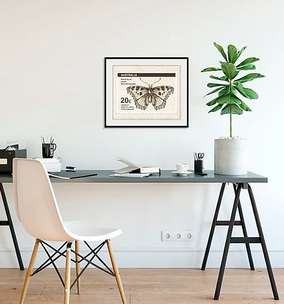 queence Bild »20c« Insekten   Postkarten   Schmetterlinge   historische Ere günstig online kaufen
