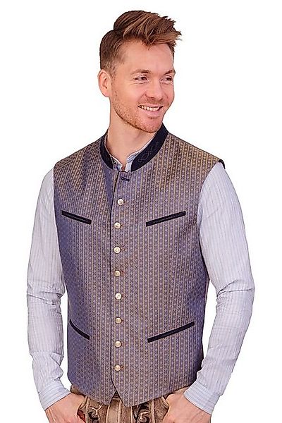 Gebr. Weis menswear Trachtenweste Trachtenweste - BODENSEE - braun/blau günstig online kaufen