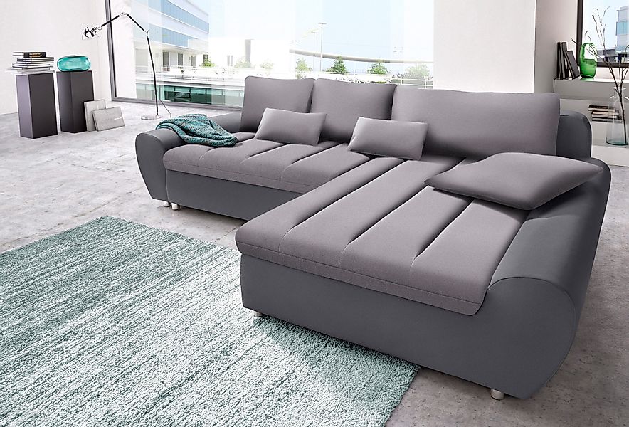 sit&more Ecksofa "Bandos L-Form", in 2 unterschiedlichen Größen, wahlweise günstig online kaufen