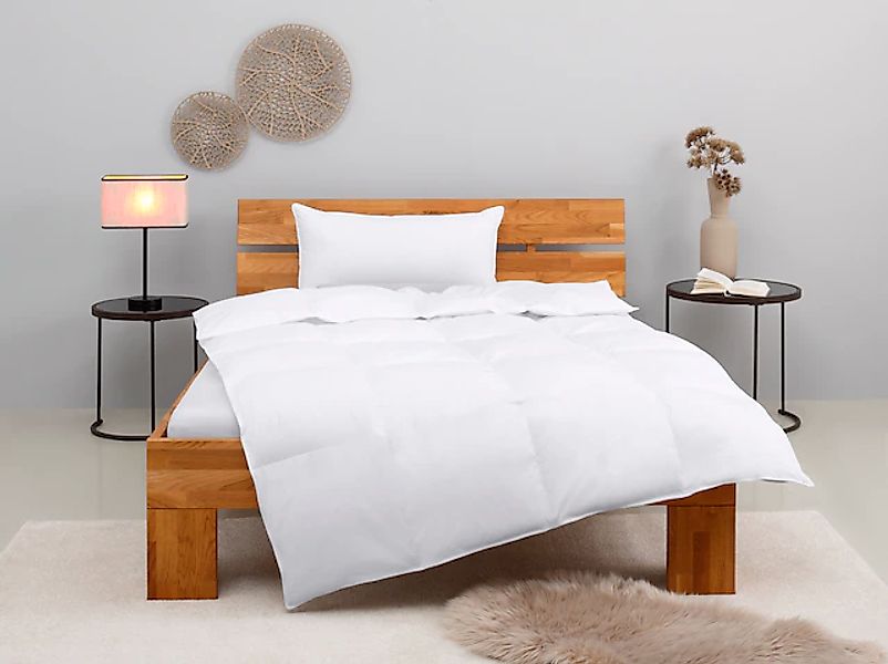 Home affaire Kunstfaserbettdecke + Kopfkissen »Taylore Set: 1 Bettdecke 135 günstig online kaufen