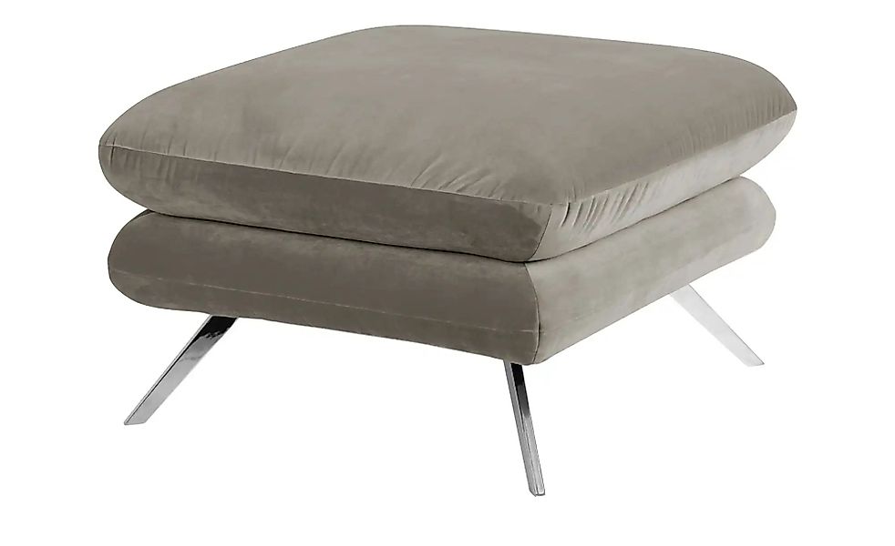 Jette Home Hocker  Caldara ¦ grau ¦ Maße (cm): B: 70 H: 45 T: 70.0 Polsterm günstig online kaufen