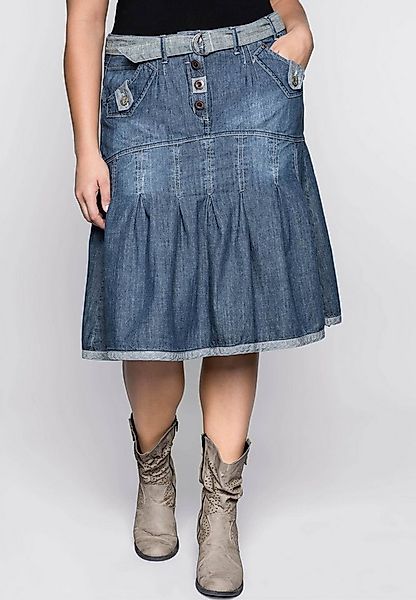 sheego by Joe Browns A-Linien-Rock Jeansrock günstig online kaufen