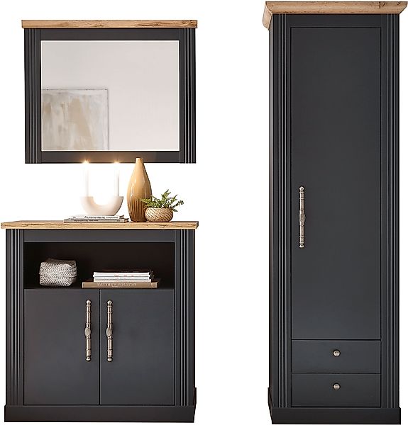 Home affaire Garderoben-Set »WESTMINSTER TOPSELLER!«, (3 St., Kommode, Spie günstig online kaufen