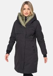 Navahoo Kurzmantel "Snowelf" Wintermantel mit hohem Kragen und großer Kapuz günstig online kaufen