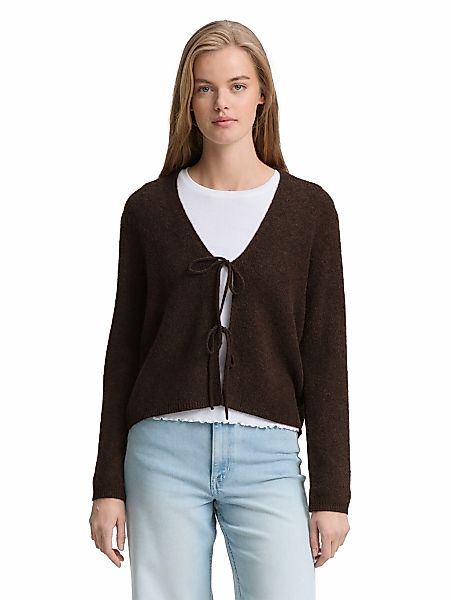 TOM TAILOR Denim Cardigan, mit Schleifen günstig online kaufen
