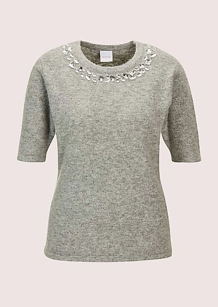 MADELEINE Longpullover "Strickpullover Eleganter Businesspullover mit Rundh günstig online kaufen