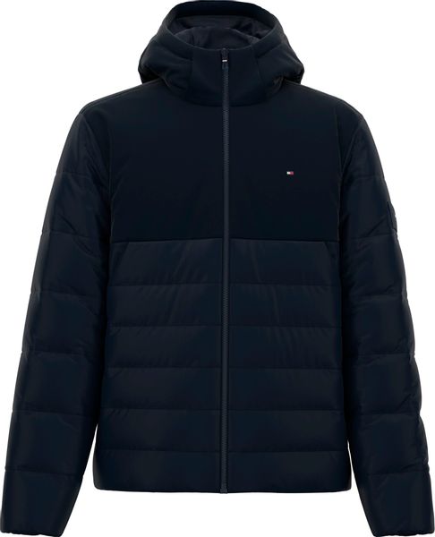 Tommy Hilfiger Steppjacke "CL MIXED MEDIA HOODED JACKET" mit Kapuze günstig online kaufen