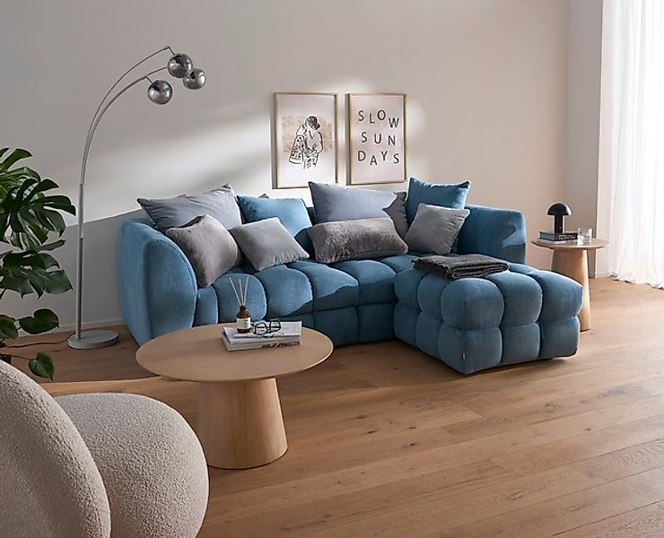 s.Oliver Big-Sofa »COBBO 3-Sitzer Design-Sofa Bubble-Optik, Maße B/T/H: 259 günstig online kaufen