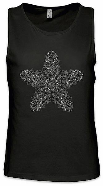 Urban Backwoods Tanktop Mandala II Ärmelloses T-Shirt Yantra Hinduism Buddh günstig online kaufen