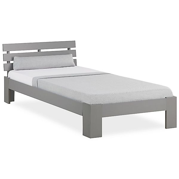 Homestyle4u Holzbett Bett Doppelbett mit Kopfteil günstig online kaufen