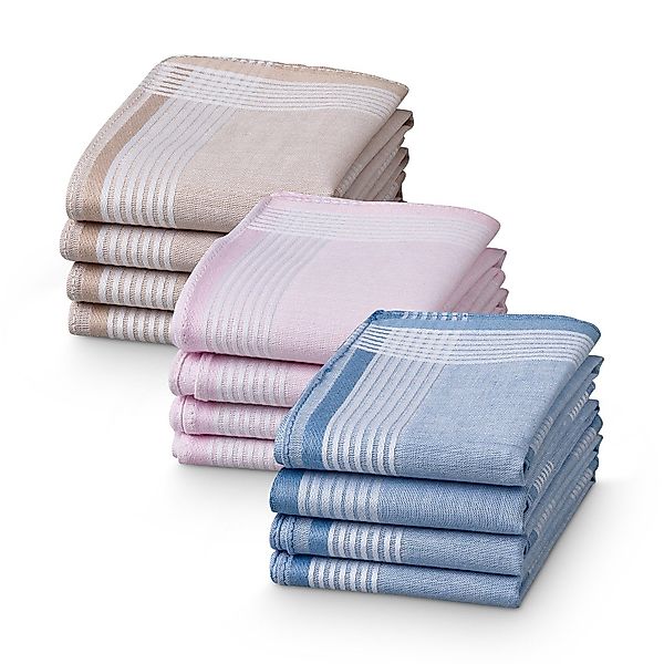 JEMIDI Handtuch 12x Stofftaschentücher im Set günstig online kaufen