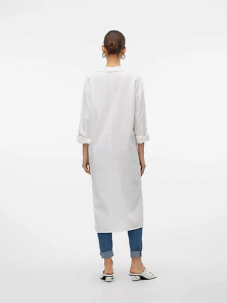 Vero Moda Hemdblusenkleid "VMLINN LOOSE CALF SHIRT WVN NOOS" günstig online kaufen